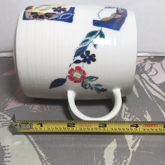 Anthropologie Brand NEW Starla M. Halfmann Petal Palette Monogram Letter G Mug - Picture 7 of 8